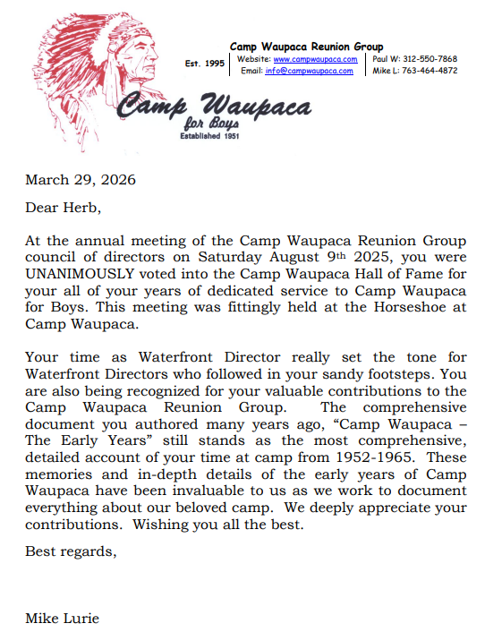 herb beller hof letter